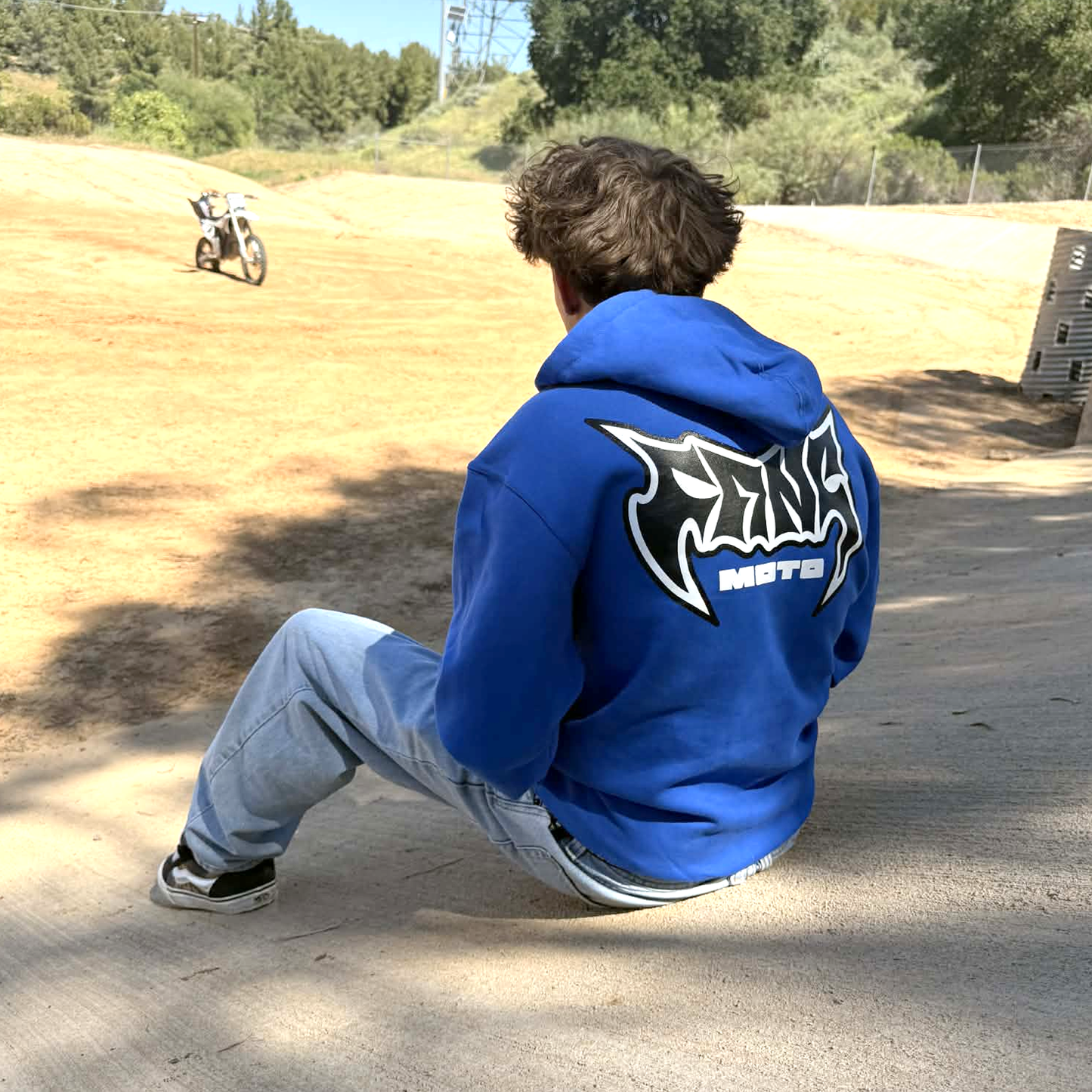 Electric Blue Wildstyle Hoodie by FANGMOTO™