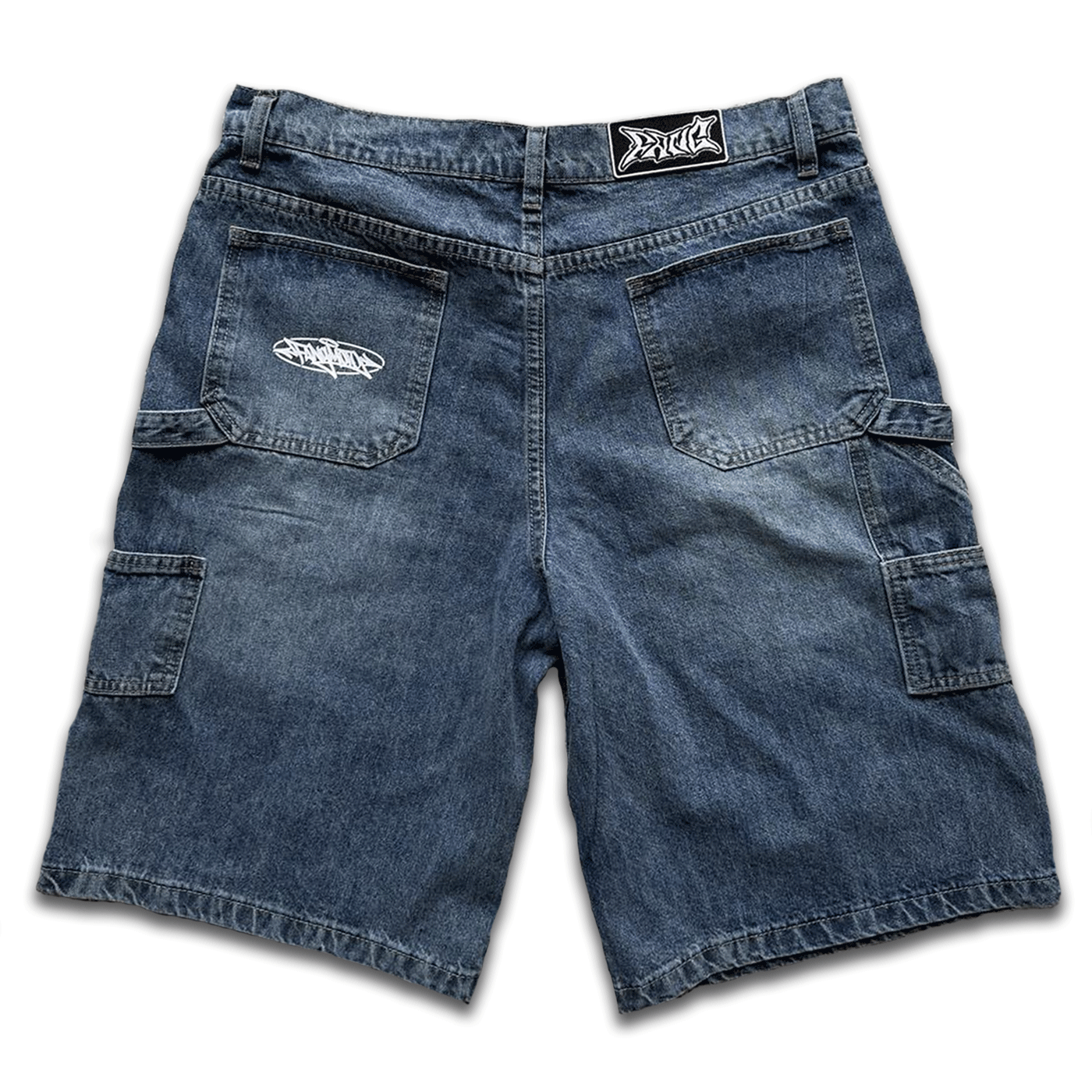 Baggy Carpenter Jorts - True Blue
