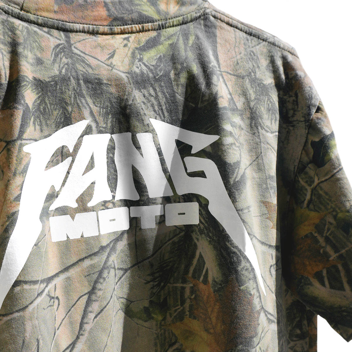 Tree Camo - Boxy Heavyweight Shirt by FANGMOTO™