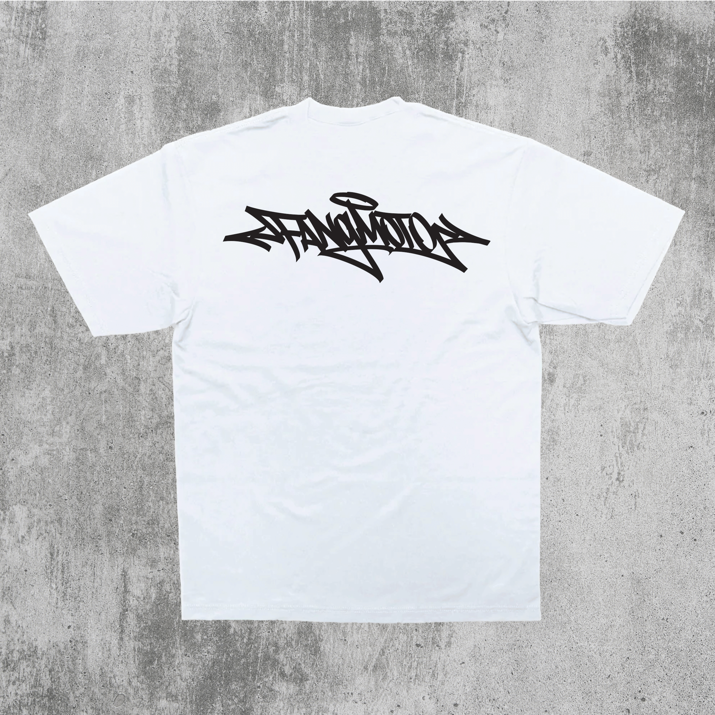 Graffiti Shirt in White by FANGMOTO™