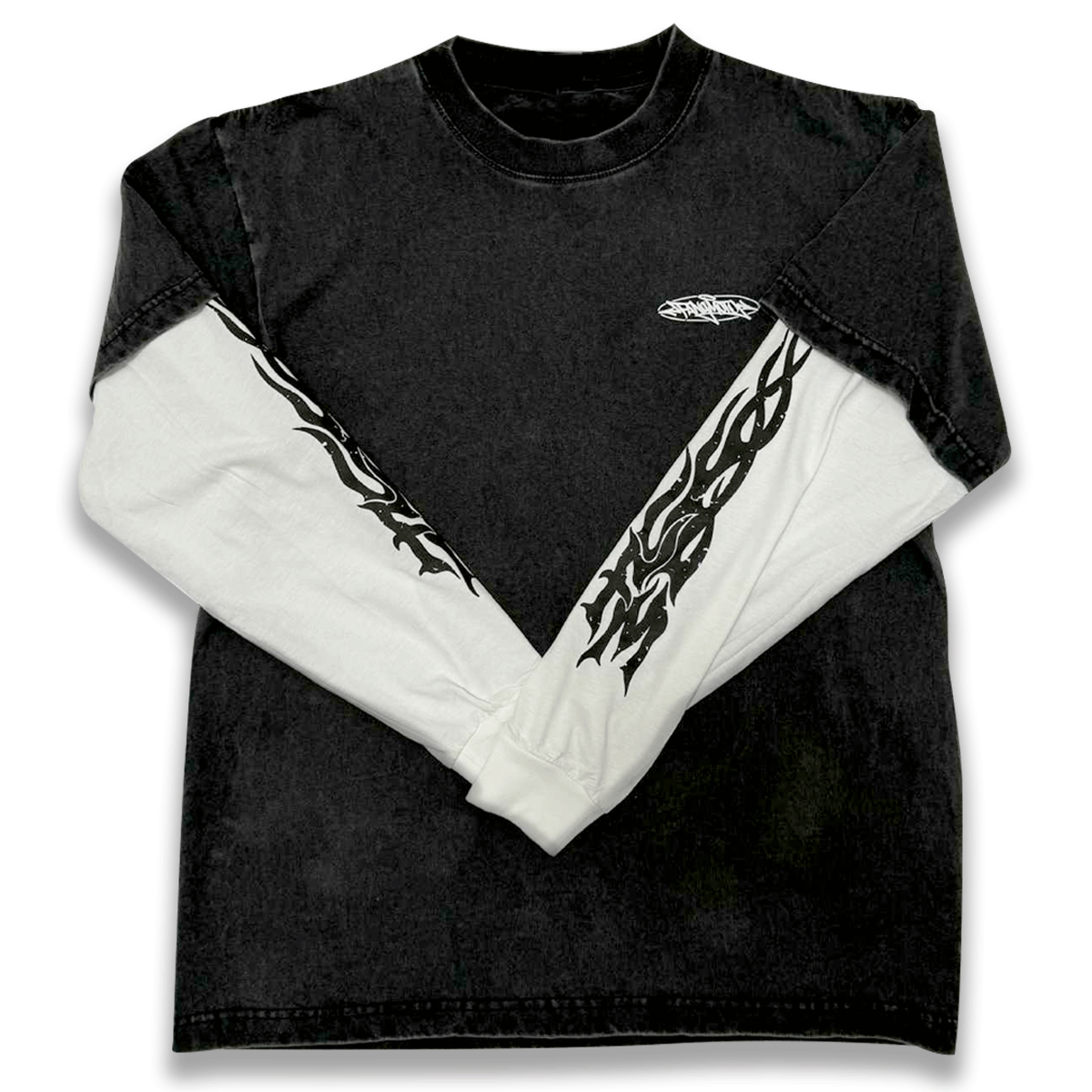 Vintage Black Combo Tee