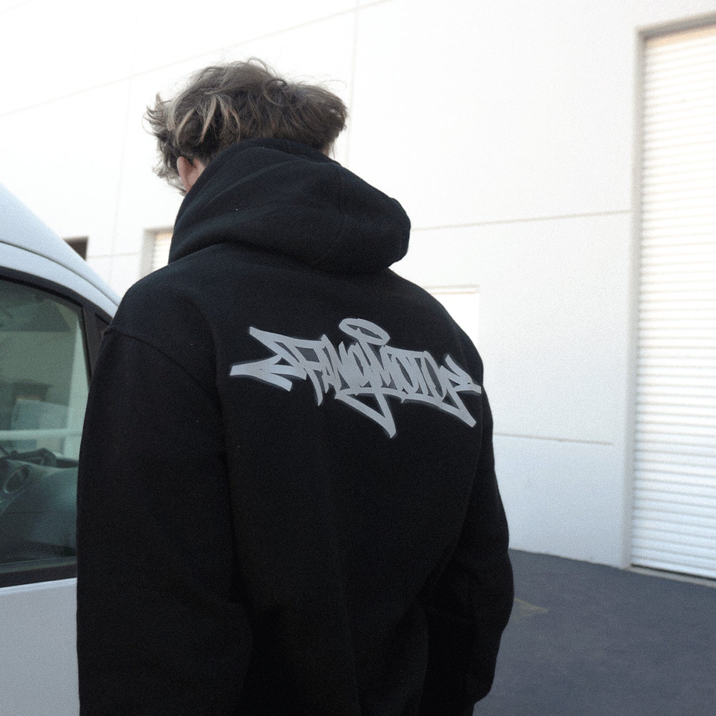 Supa Thick Reflective Graffiti Hoodie by FANGMOTO™