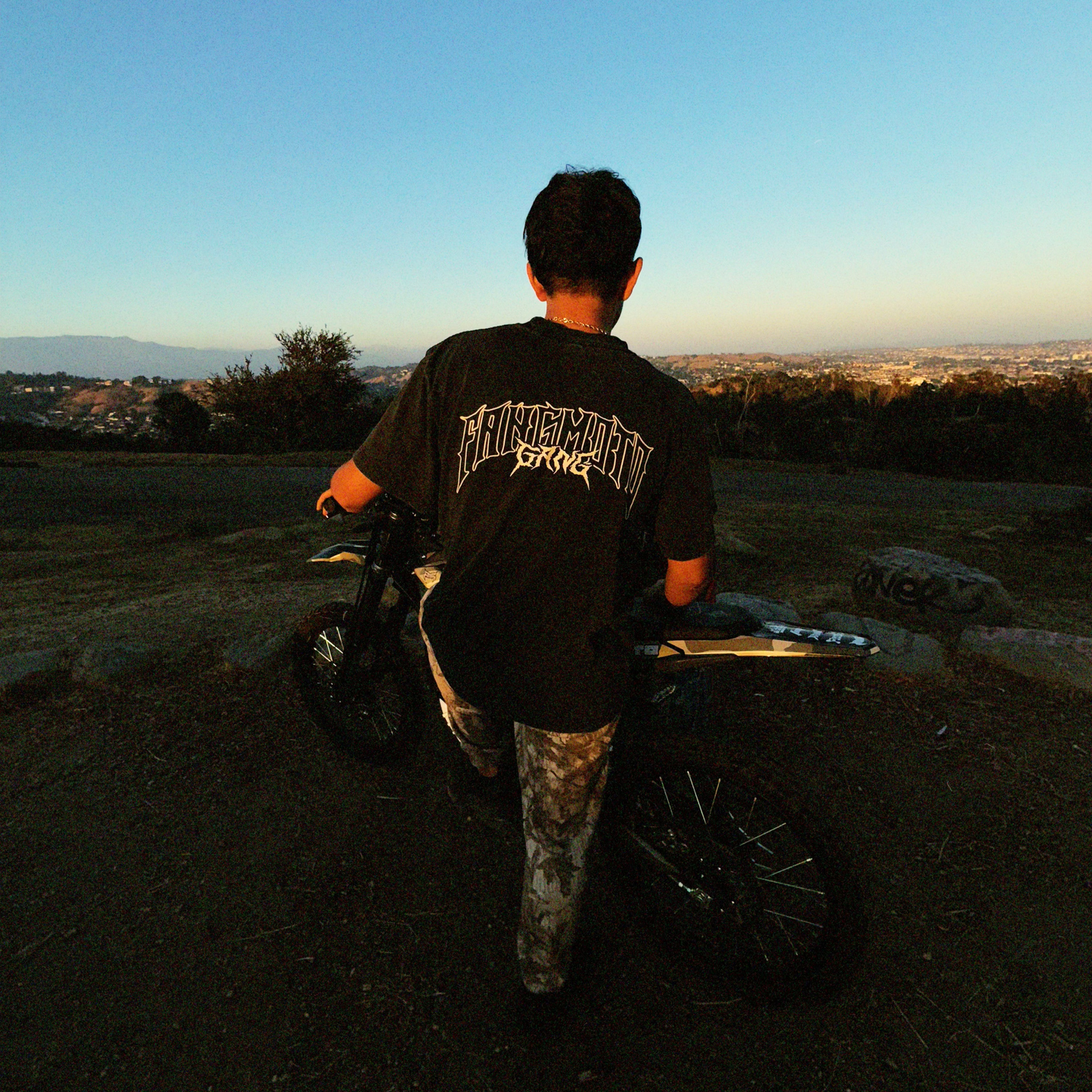 Black and Cream - Boxy Heavyweight Shirt by FANGMOTO™
