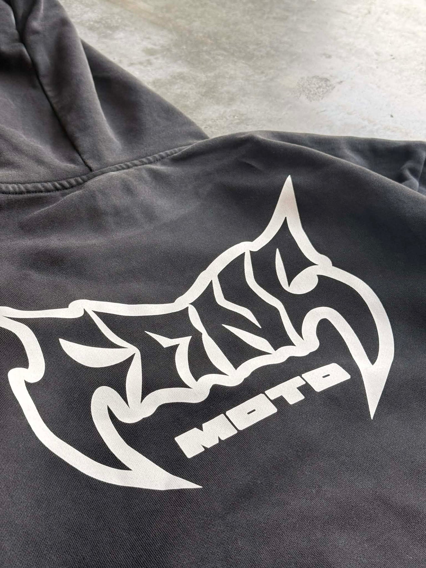 LIMITED BLACKWASH "Primo" 400GSM Hoodie by FANGMOTO™