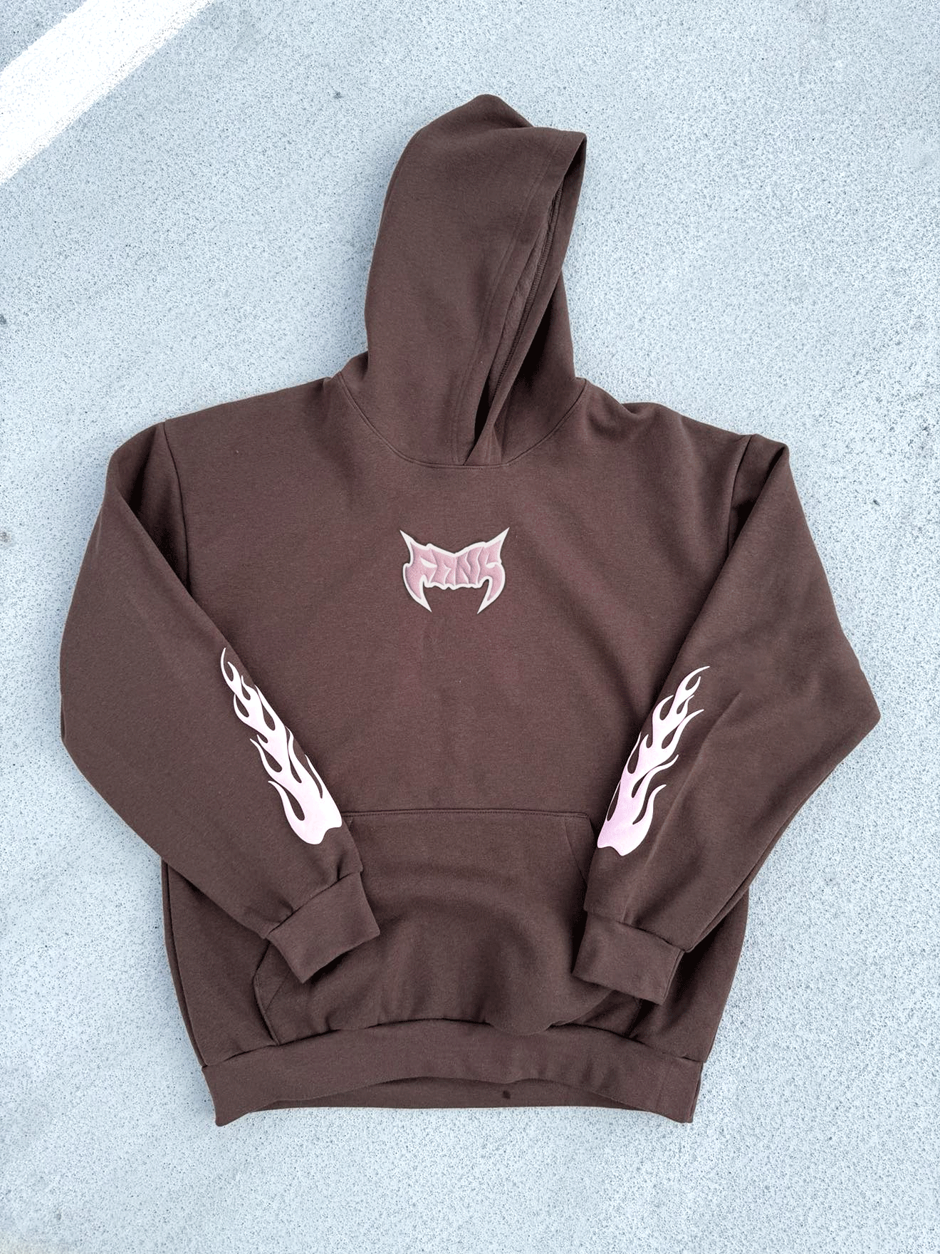 Pink Chocolate Puff Print Unisex Hoodie by FANGMOTO™