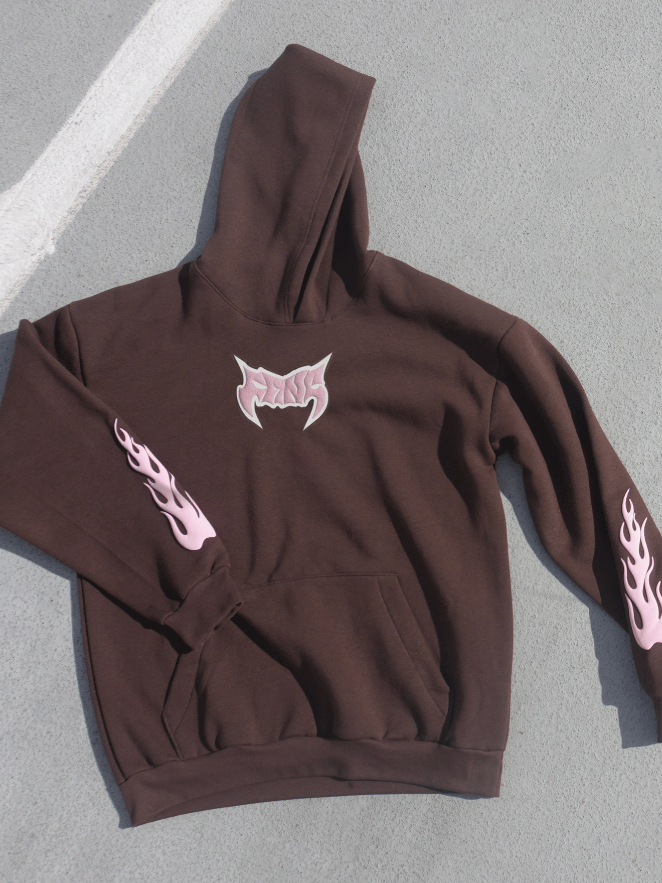 Pink Chocolate Puff Print Unisex Hoodie by FANGMOTO™