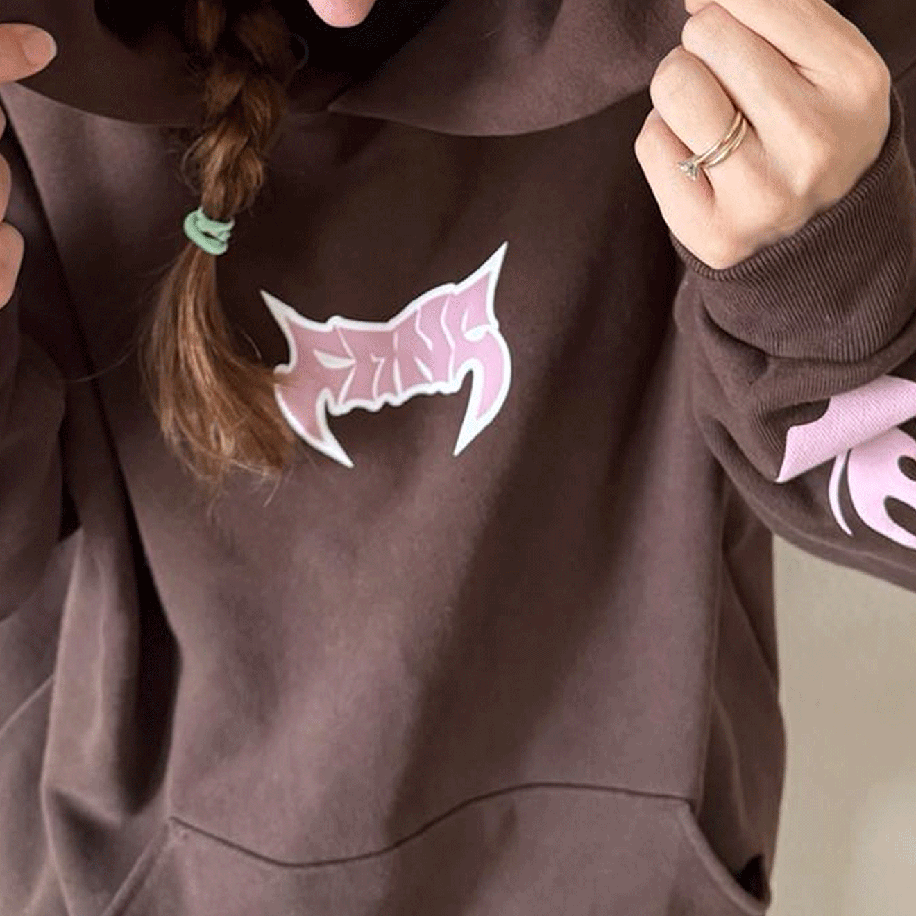 Pink Chocolate Puff Print Unisex Hoodie by FANGMOTO™