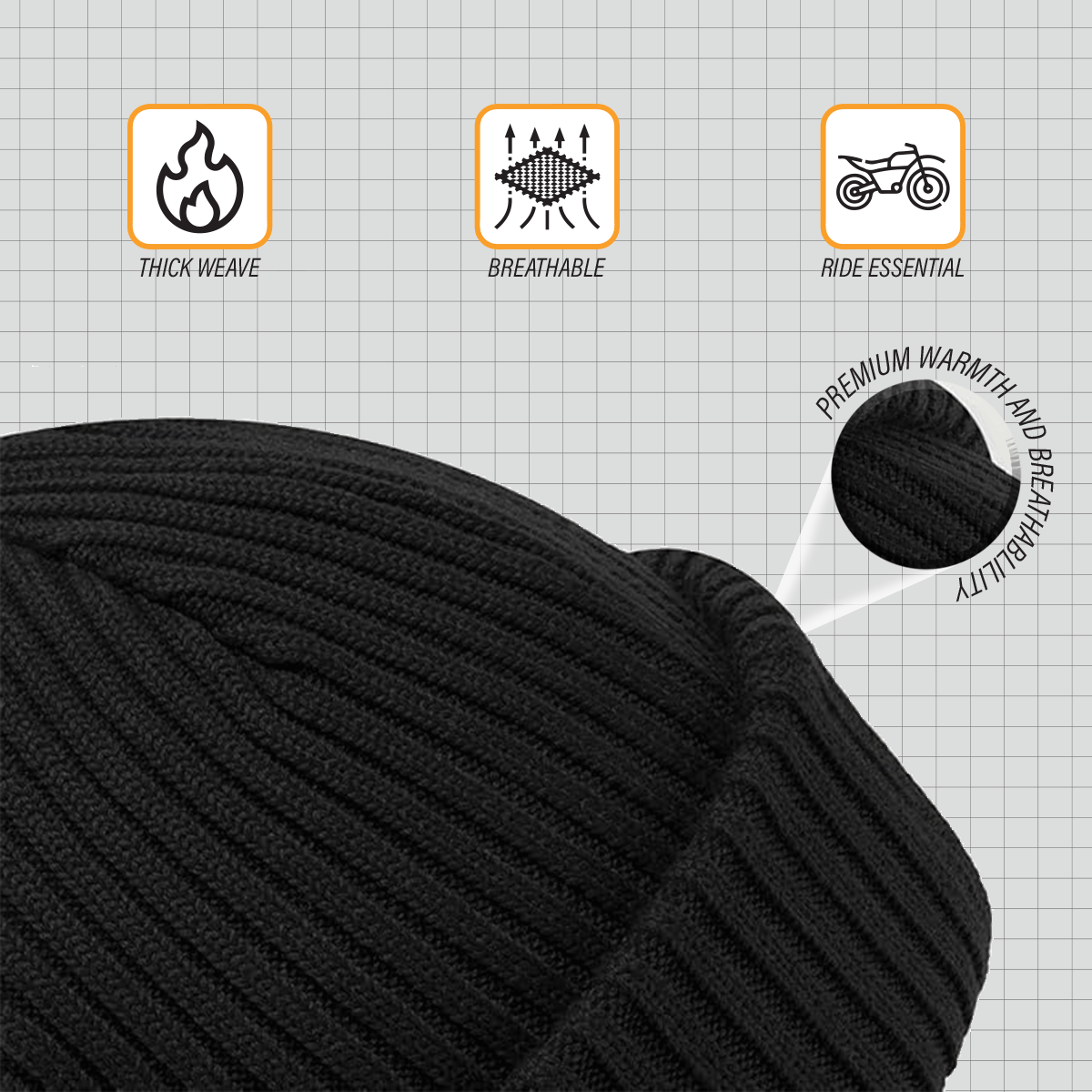 2 in 1 Balaclava Riding Beanie