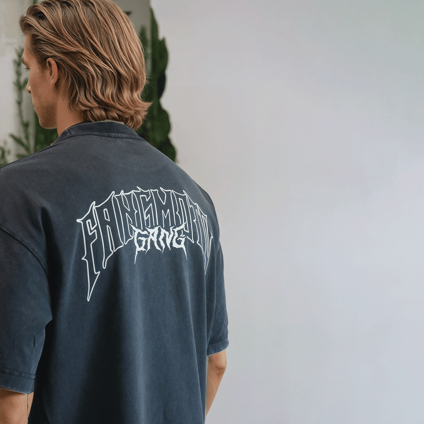 Black and Cream - Boxy Heavyweight Shirt by FANGMOTO™