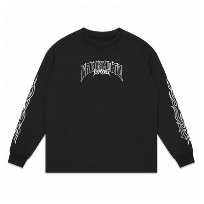 Chopper Long Sleeve Heavyweight Black Shirt