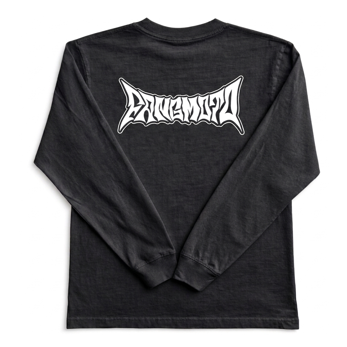 Long Sleeve Black - Boxy Heavyweight  Shirt by FANGMOTO™