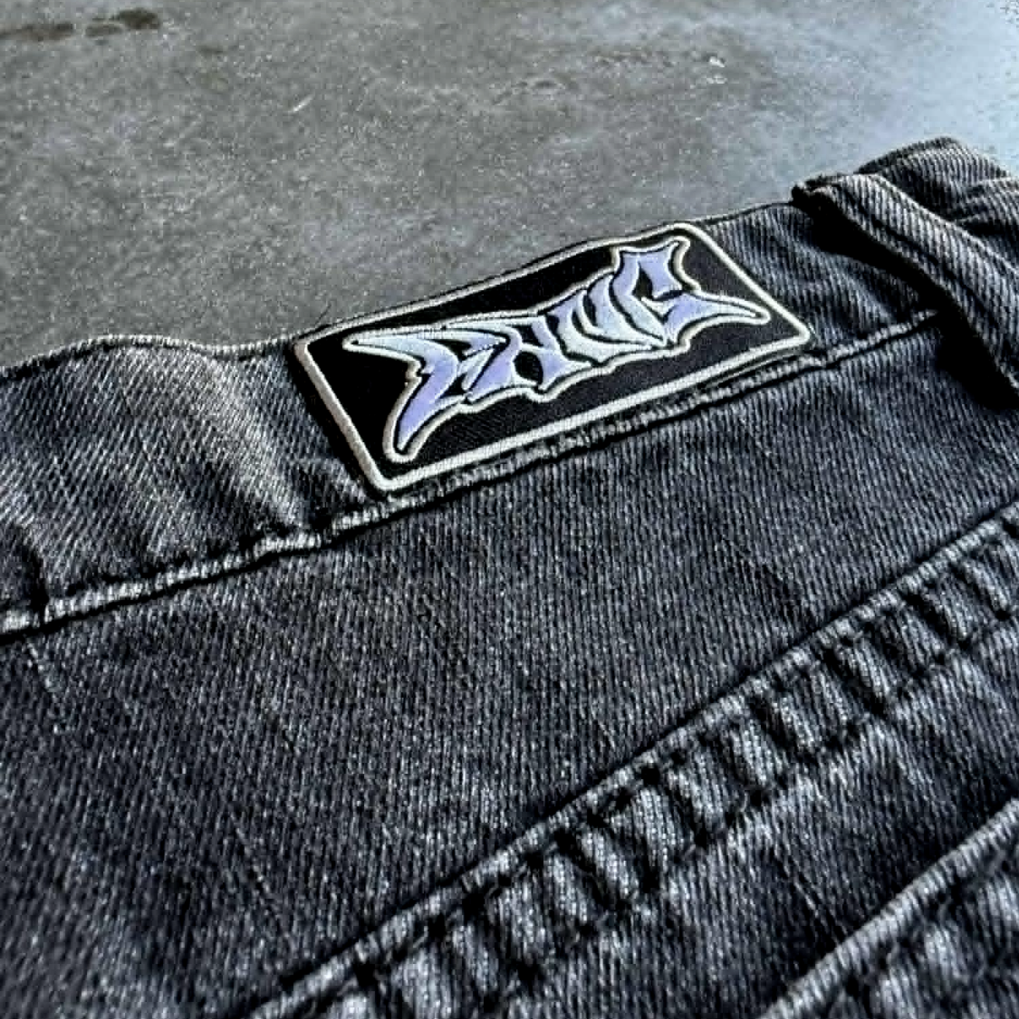 Baggy Carpenter Jorts - Faded Black