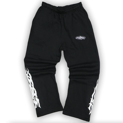 Black Wide Leg Sweatpants