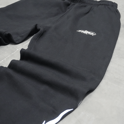Black Wide Leg Sweatpants