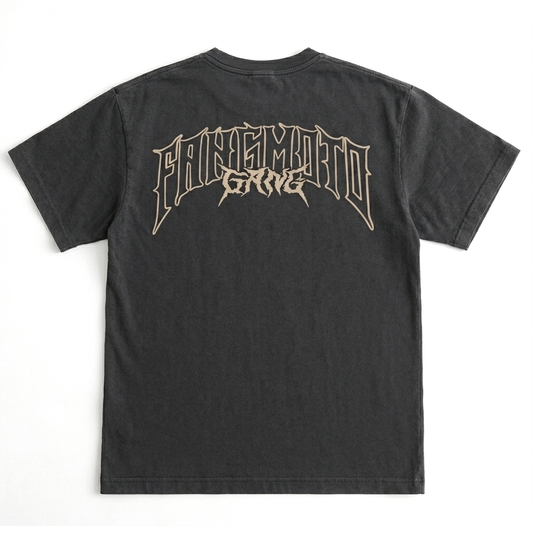 Black and Cream - Boxy Heavyweight Shirt by FANGMOTO™