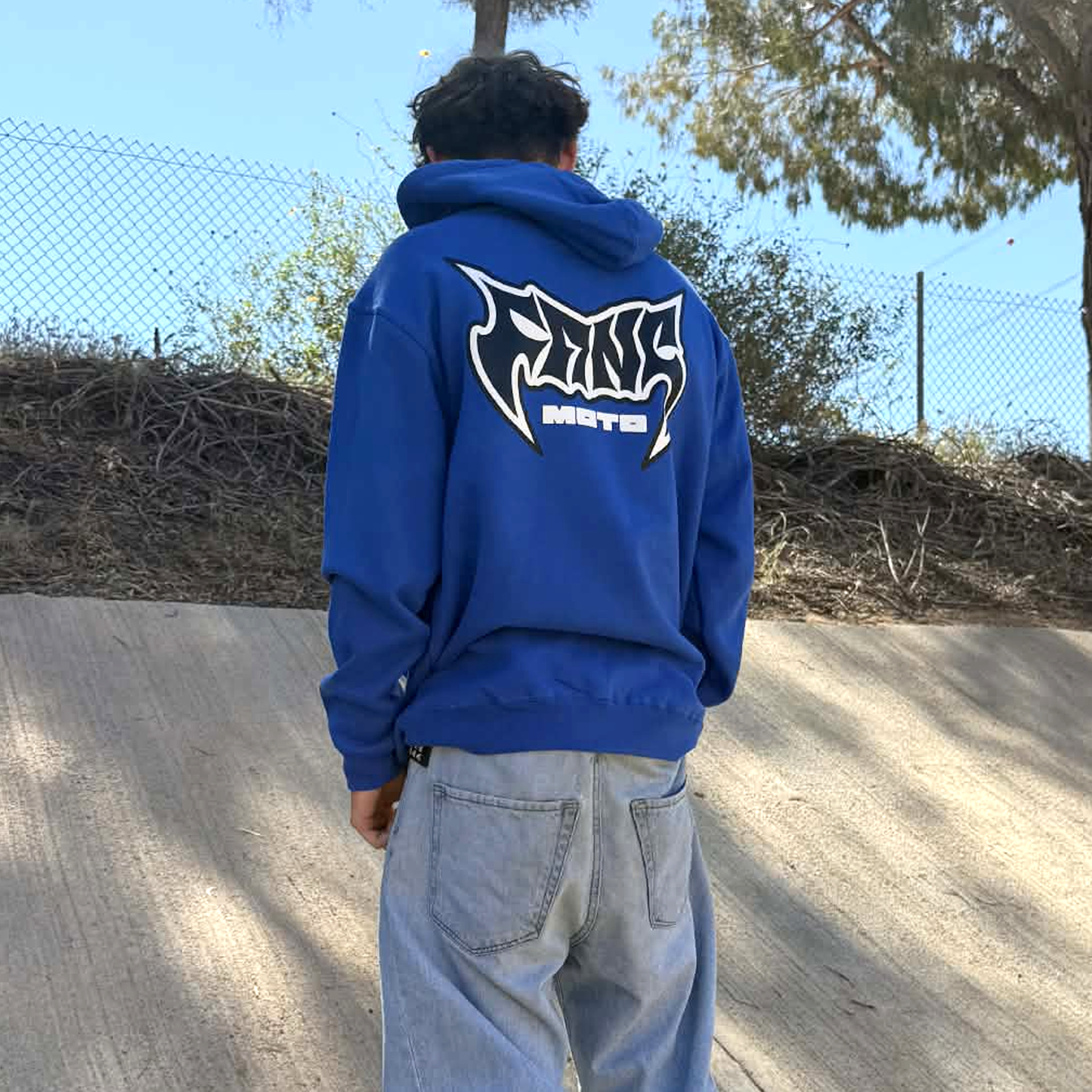Electric Blue Wildstyle Hoodie by FANGMOTO™