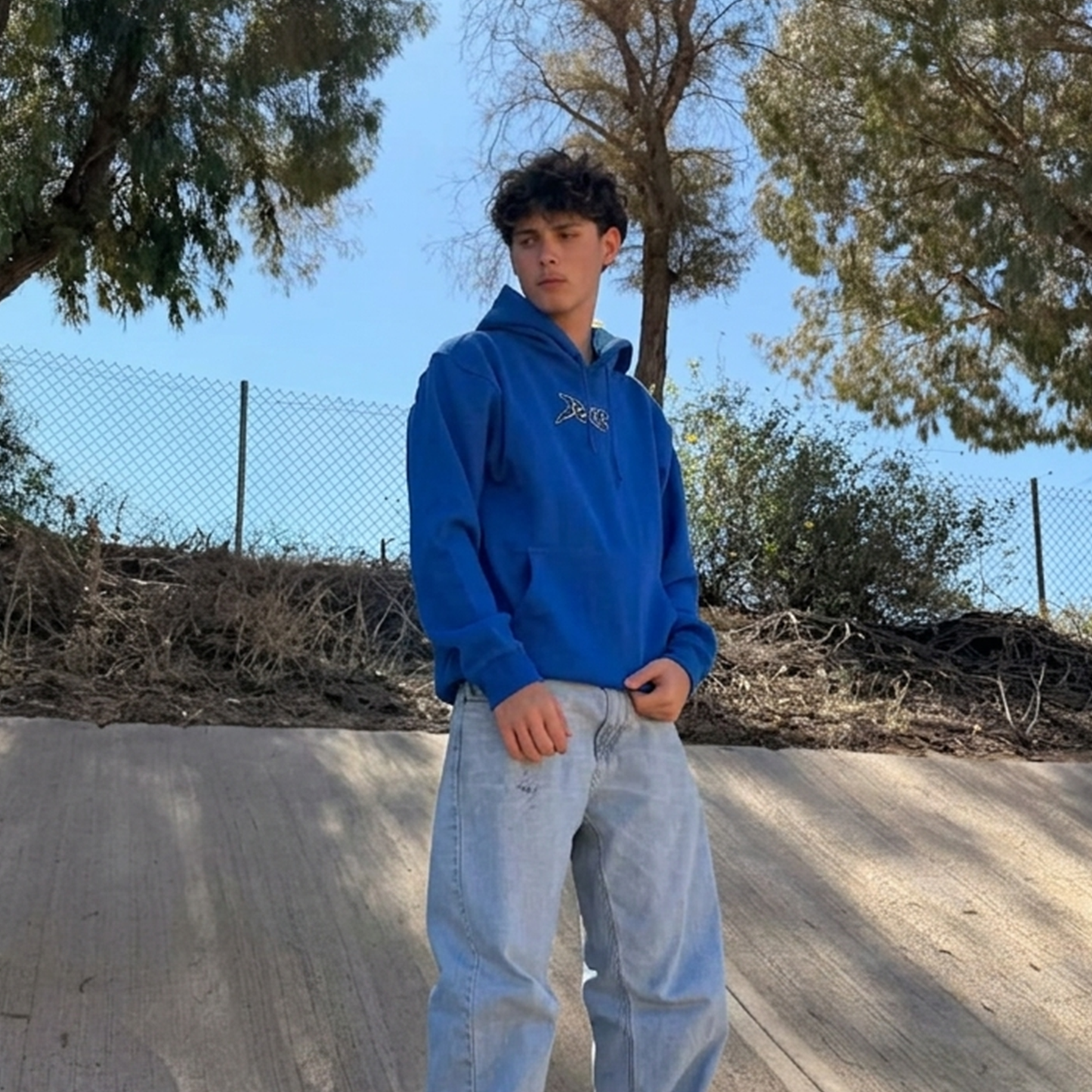 Electric Blue Wildstyle Hoodie by FANGMOTO™