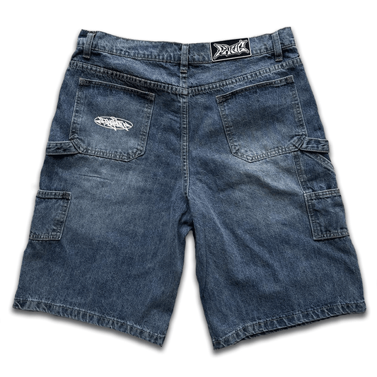Baggy Carpenter Jorts - True Blue