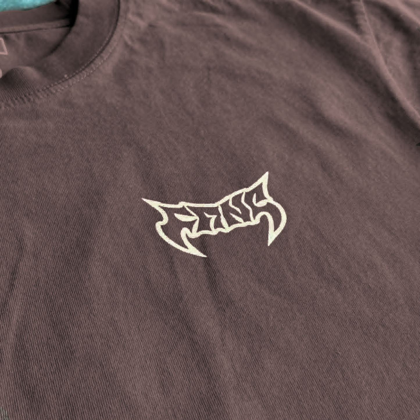 Brown Boxy Heavyweight Tee by FANGMOTO™