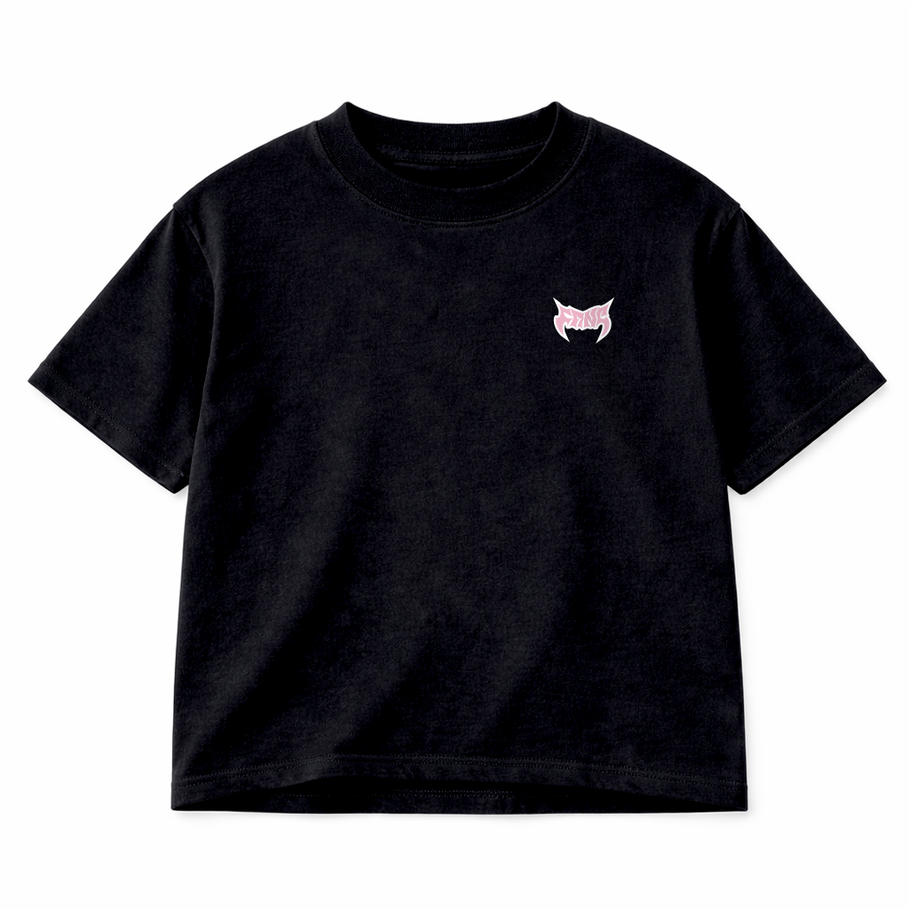 Trackstar 77 Cropped Boxy Tee by FANGMOTO™
