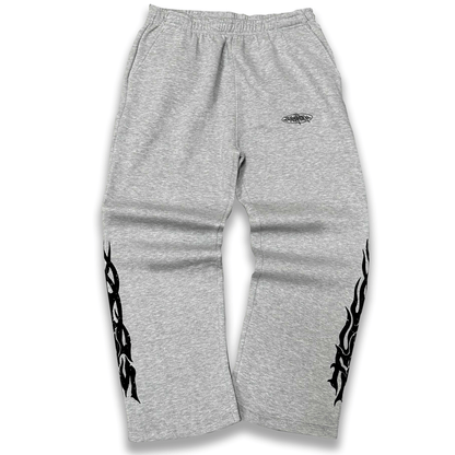 Grey Wide Leg Sweatpants