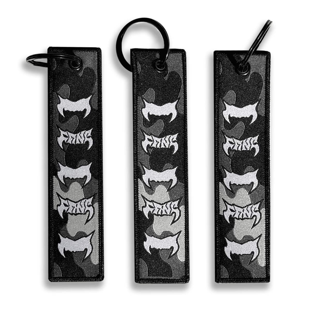 Fangmoto Keytag (Grey Camo)