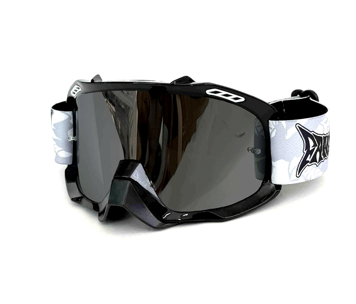 motocross goggles black Fangmoto Vented eMoto Goggles – FANGMOTO