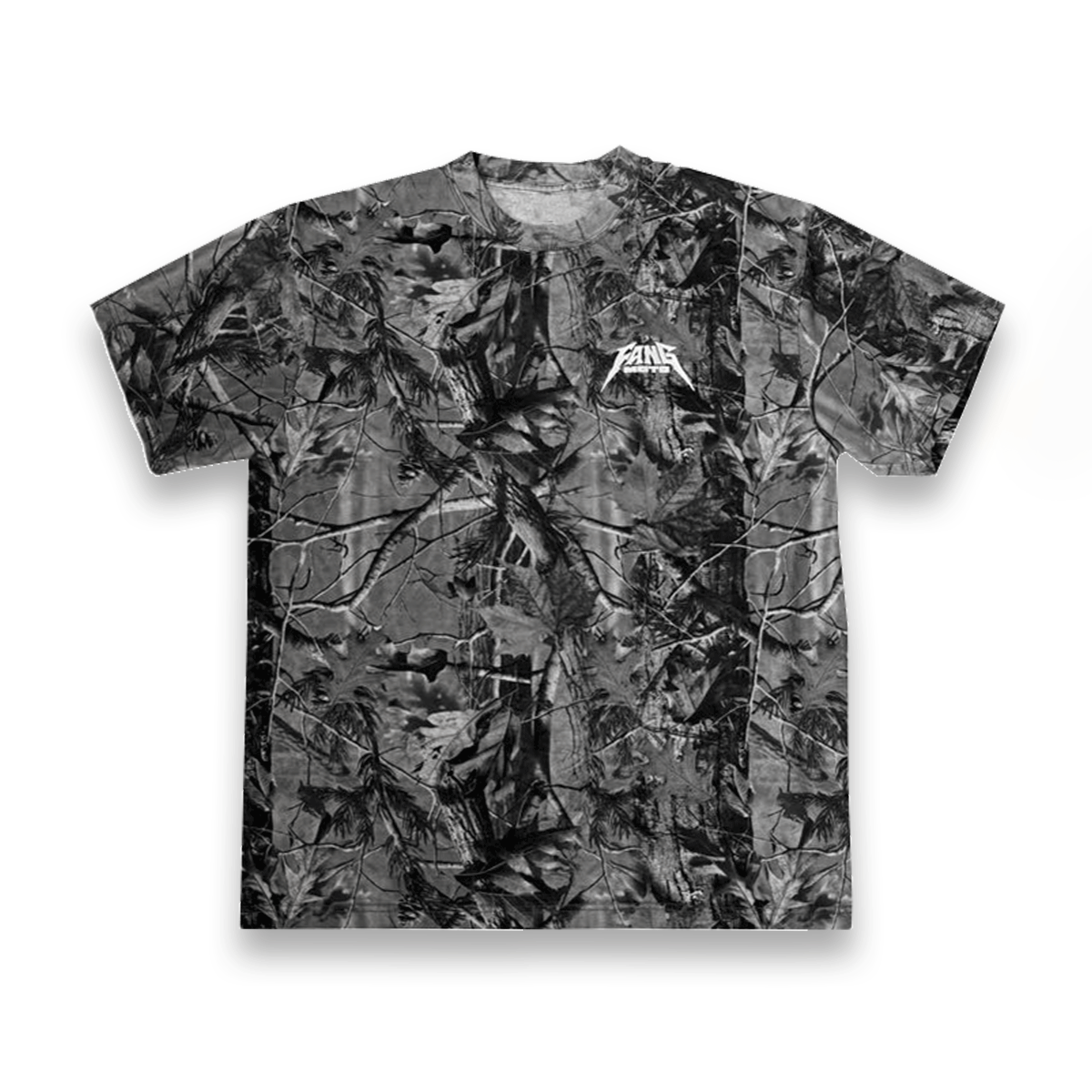 White Camo - Boxy Heavyweight  Shirt by FANGMOTO™