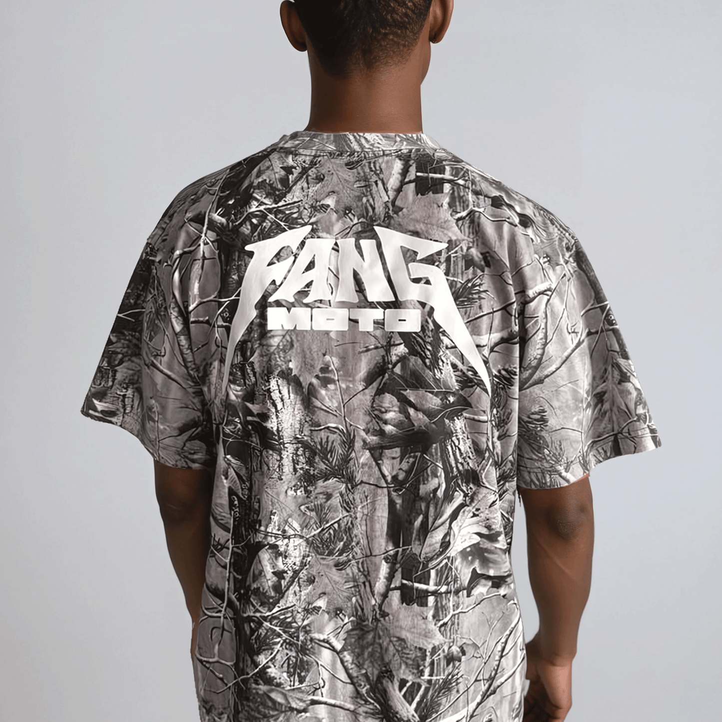 White Camo - Boxy Heavyweight  Shirt by FANGMOTO™