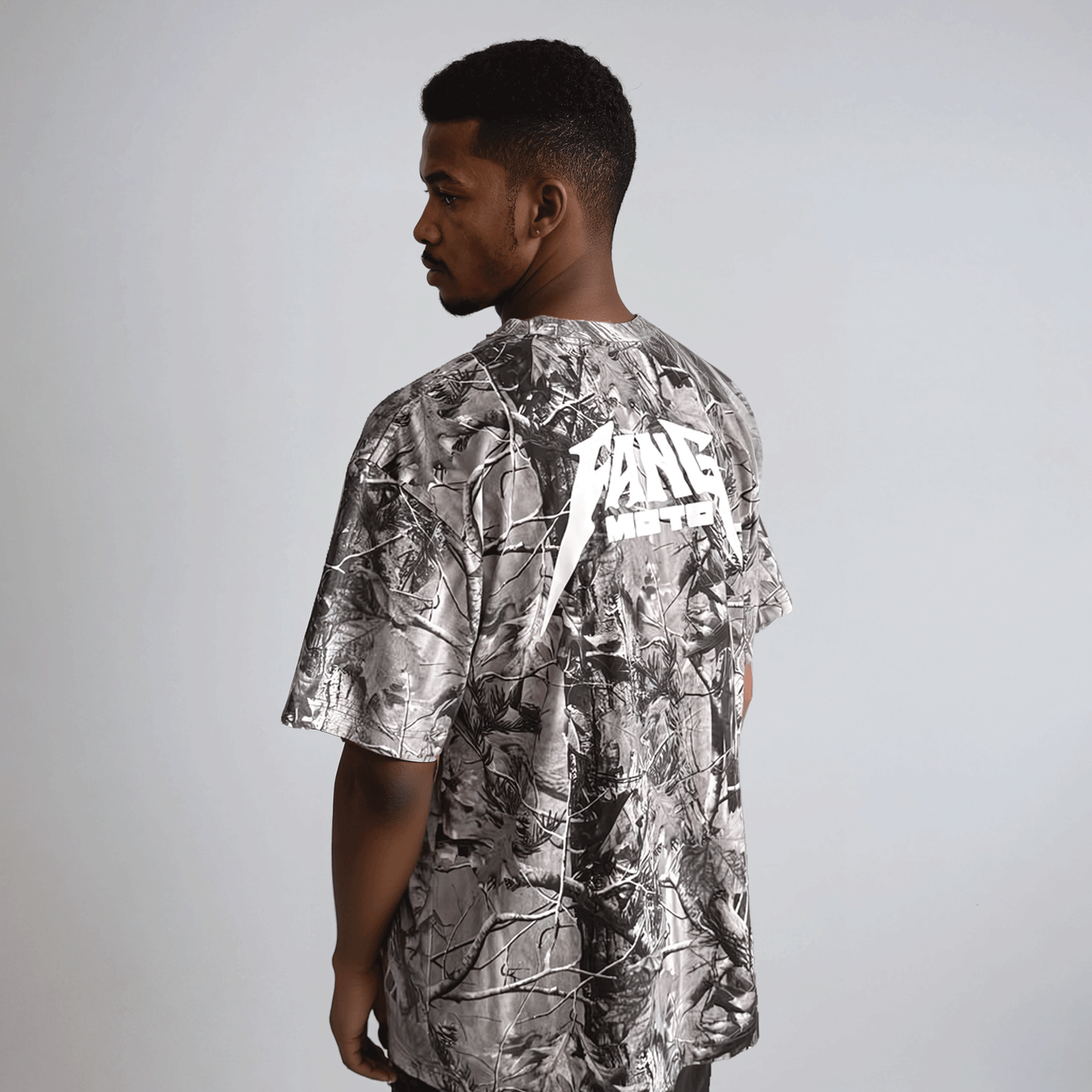 White Camo - Boxy Heavyweight  Shirt by FANGMOTO™