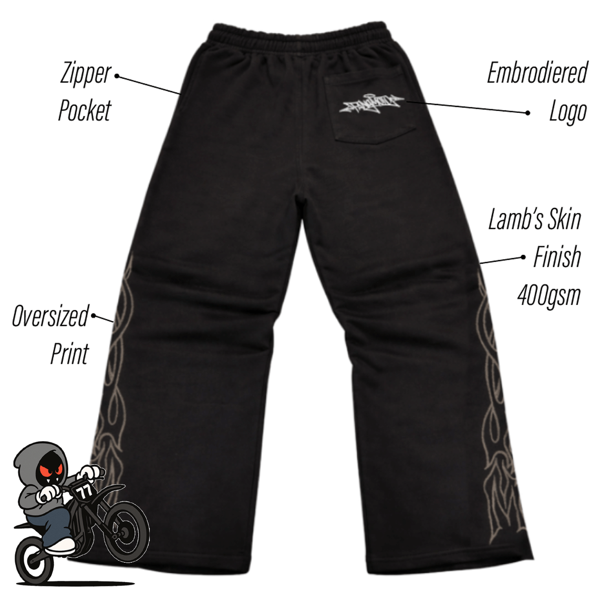 Primo Wide leg Baggy Sweats