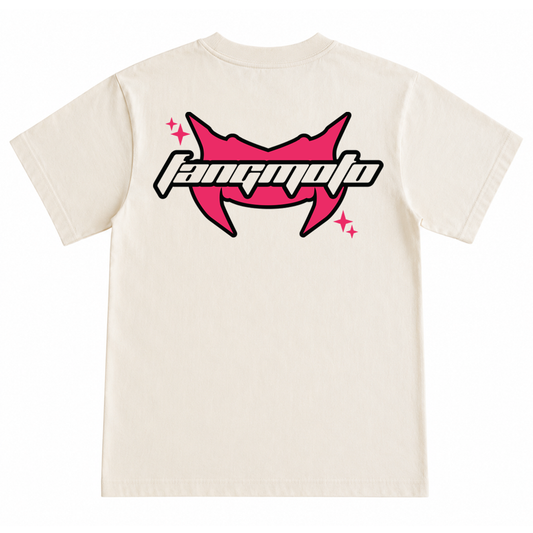 Toxic Pink Off White - Boxy Heavyweight  Shirt by FANGMOTO™