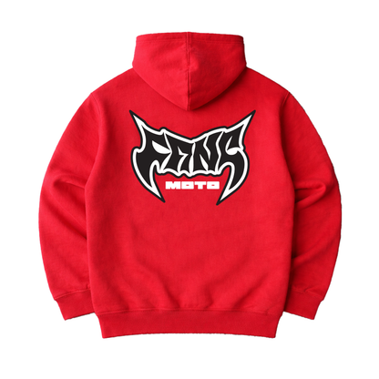 Crimson Red Hoodie by FANGMOTO™