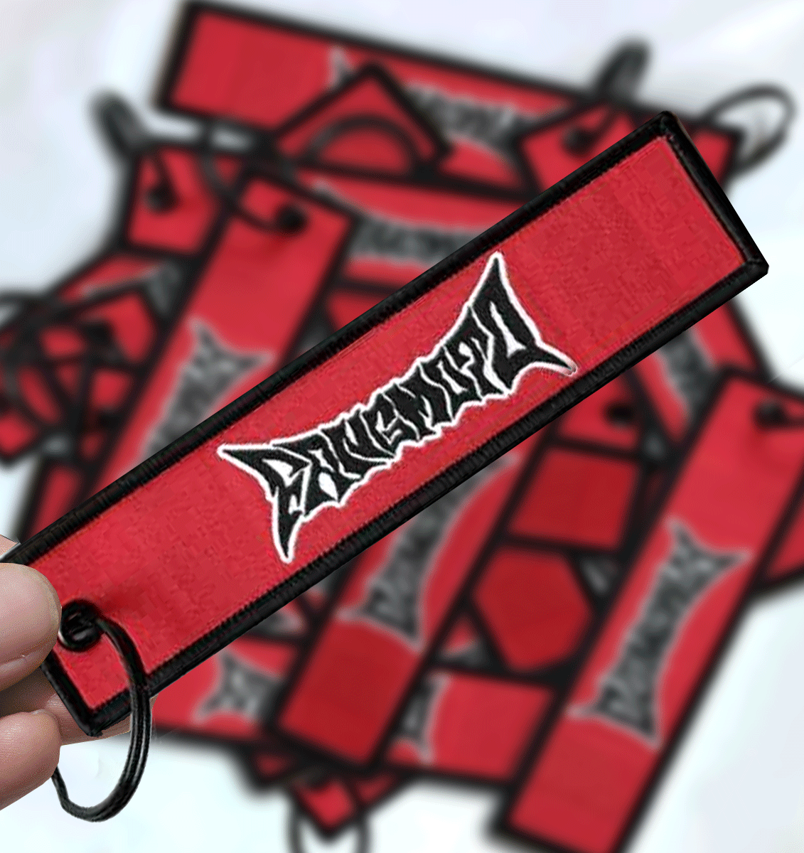 Fangmoto Keytag (Red)