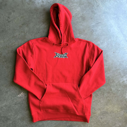 Crimson Red Hoodie by FANGMOTO™