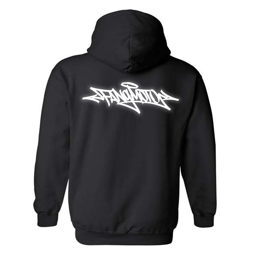 Supa Thick Reflective Graffiti Hoodie by FANGMOTO™