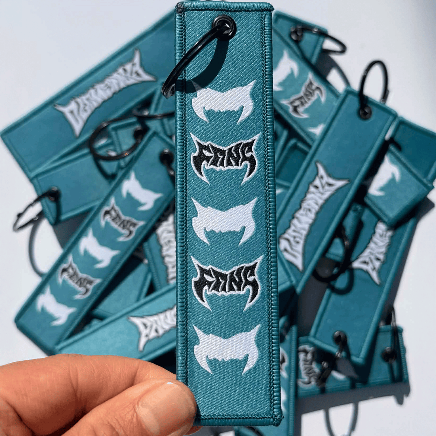 Fangmoto Keytag (Teal)