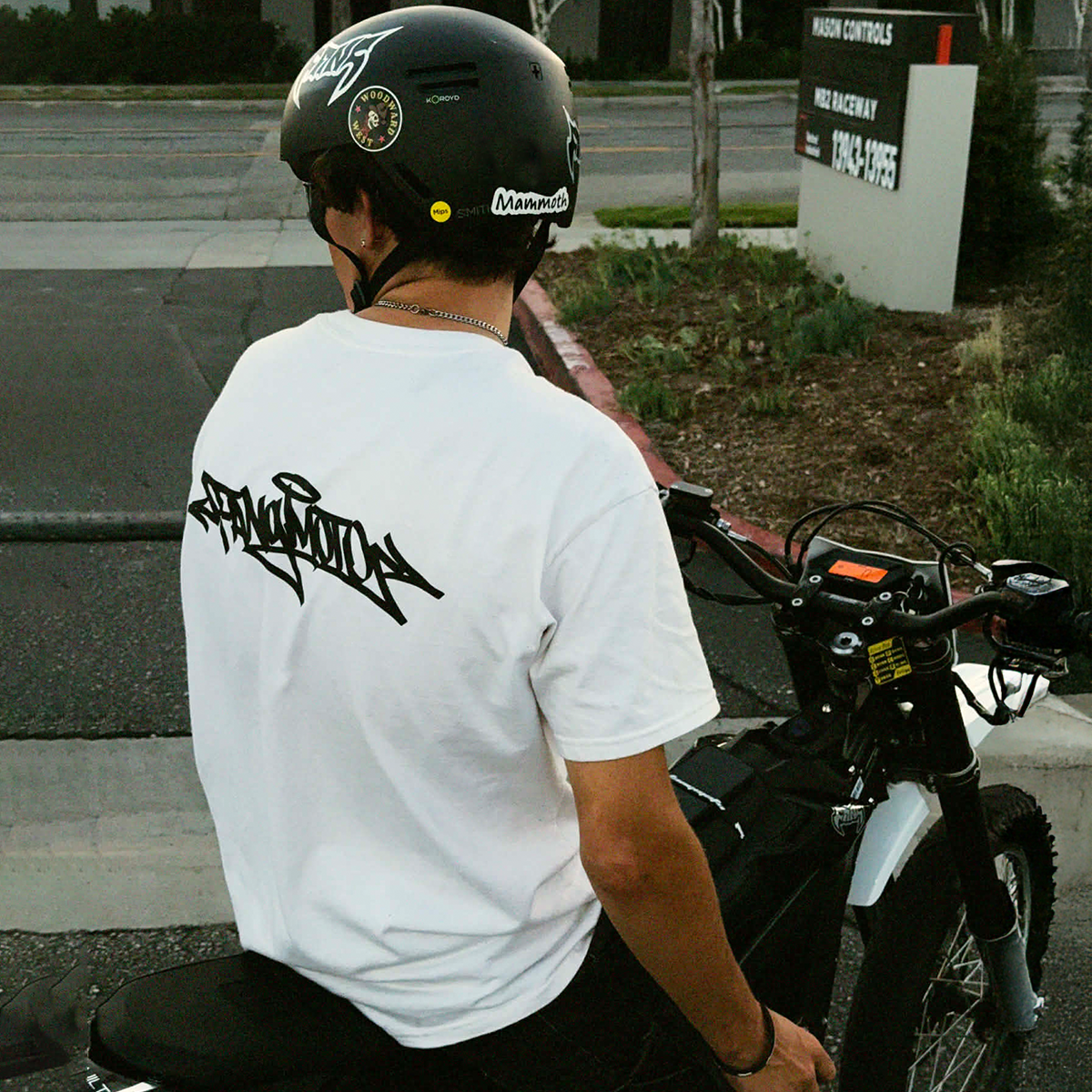 White Graffiti Shirt by FANGMOTO™