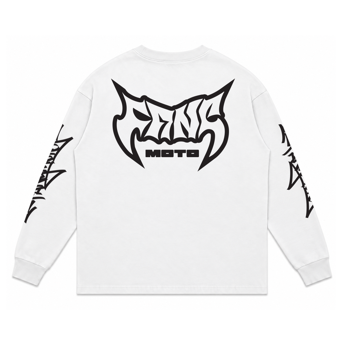 Long Sleeve White - Boxy Heavyweight  Shirt by FANGMOTO™