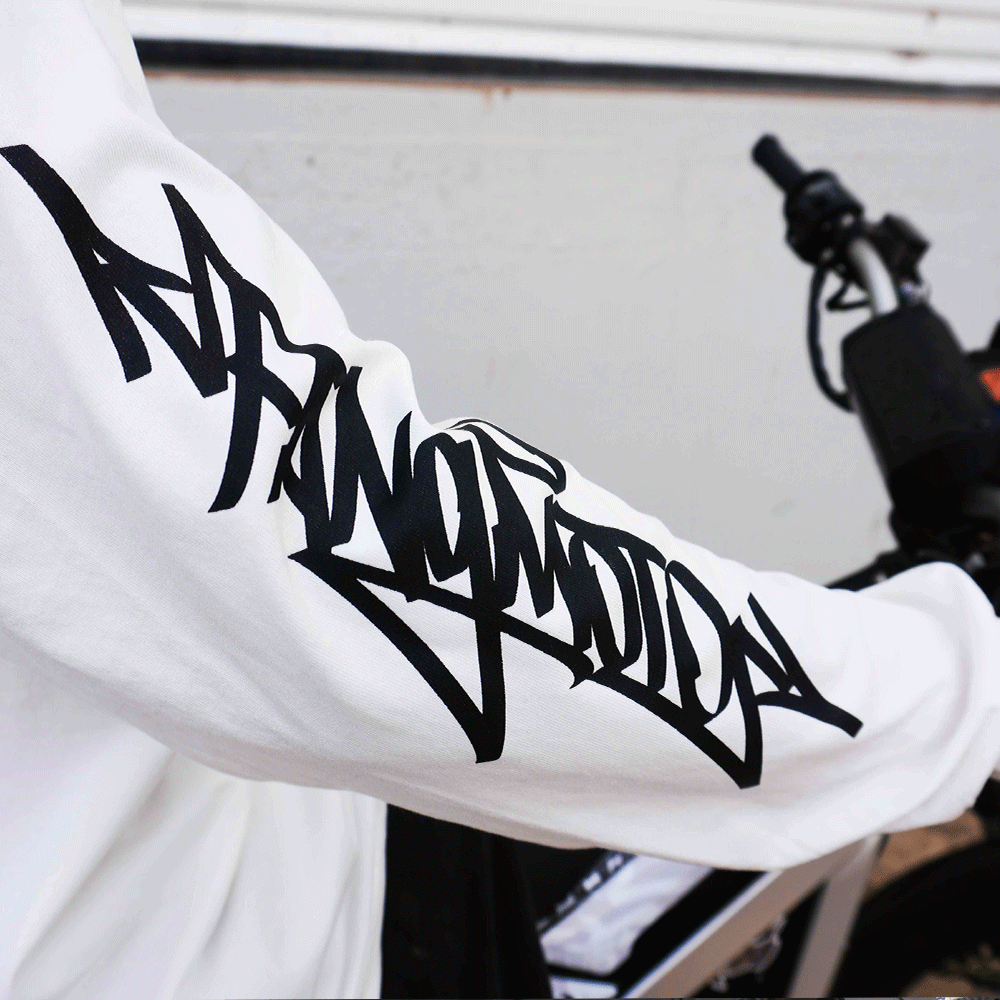 Long Sleeve White - Boxy Heavyweight  Shirt by FANGMOTO™